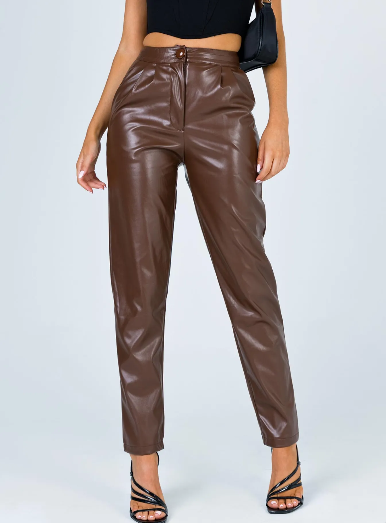 Princess Polly Love Club Pants Brown Store