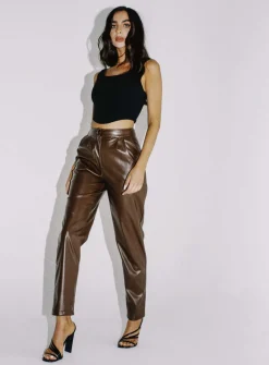 Princess Polly Love Club Pants Brown Store