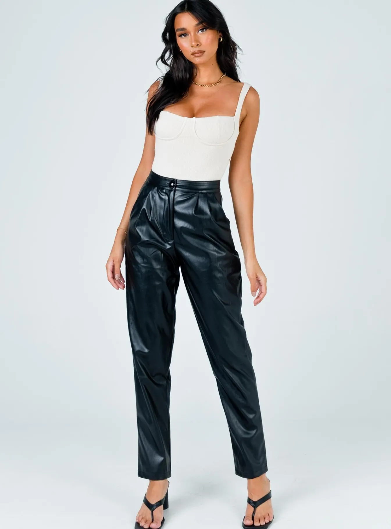 Princess Polly Love Club Pants Black Sale