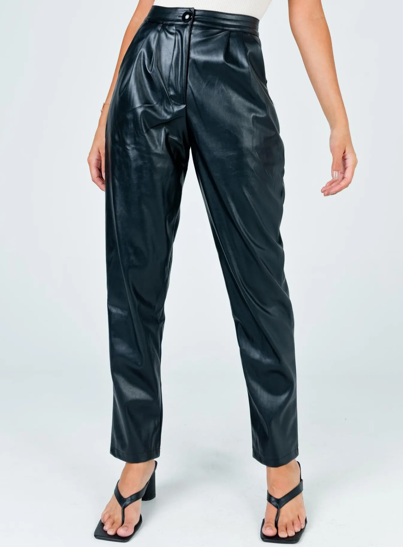 Princess Polly Love Club Pants Black Sale
