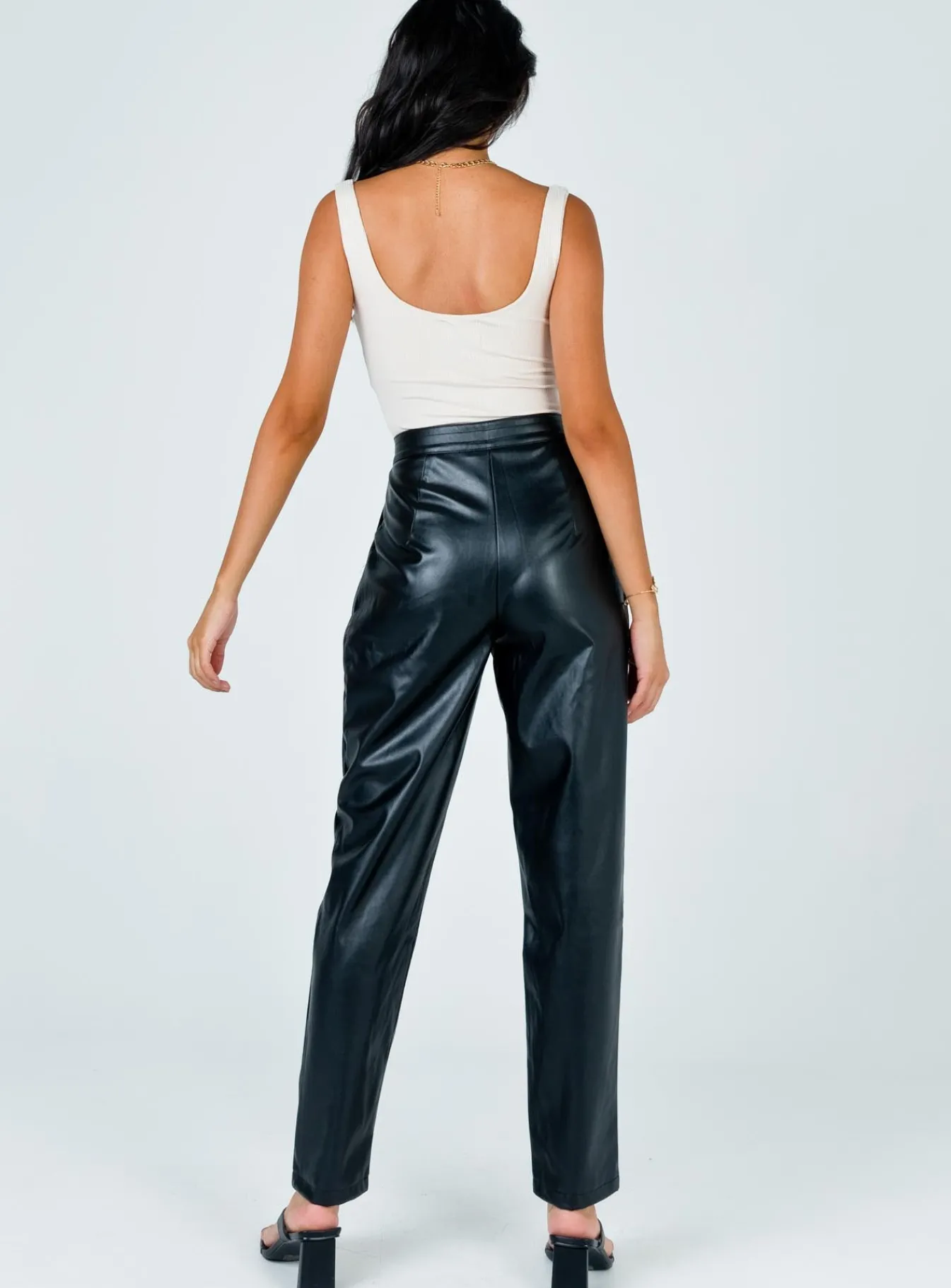 Princess Polly Love Club Pants Black Sale
