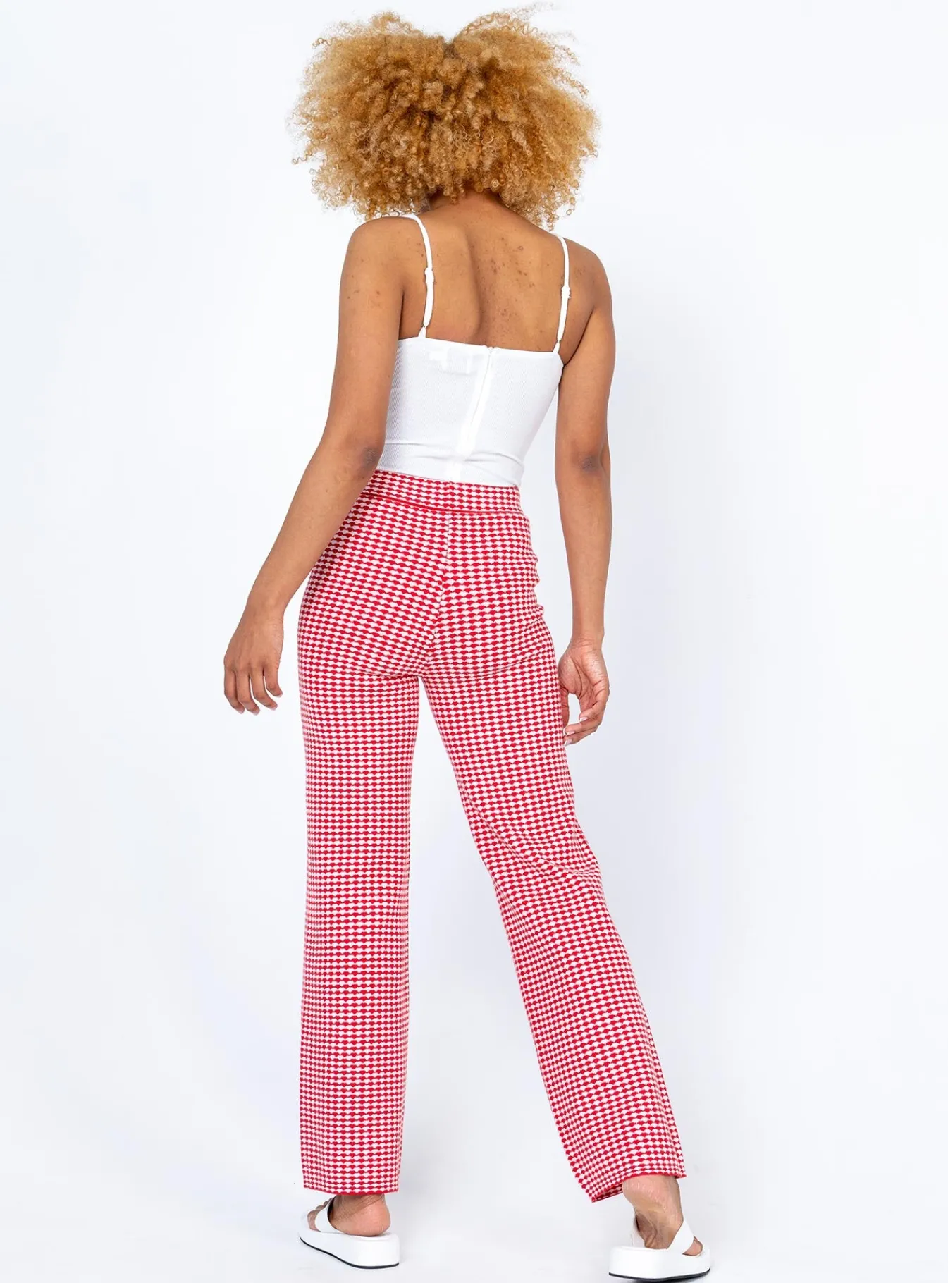 Princess Polly Love Galore Pants Red/White Online