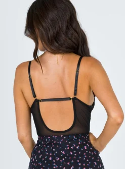 Princess Polly Love Sick Bodysuit   Black Fashion