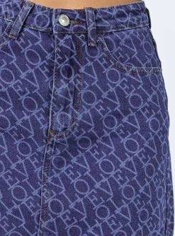 Princess Polly Lovemini Skirt   Denim Online