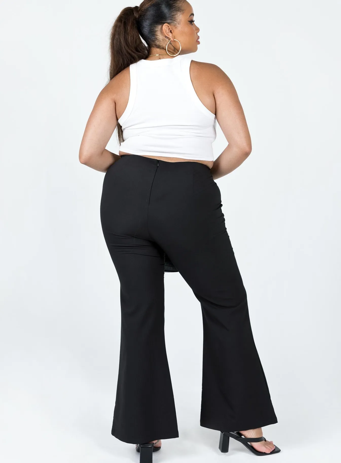 Princess Polly Lovey Pantscurve Black Cheap