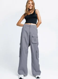 Princess Polly Lovis Trouser  Grey Cheap