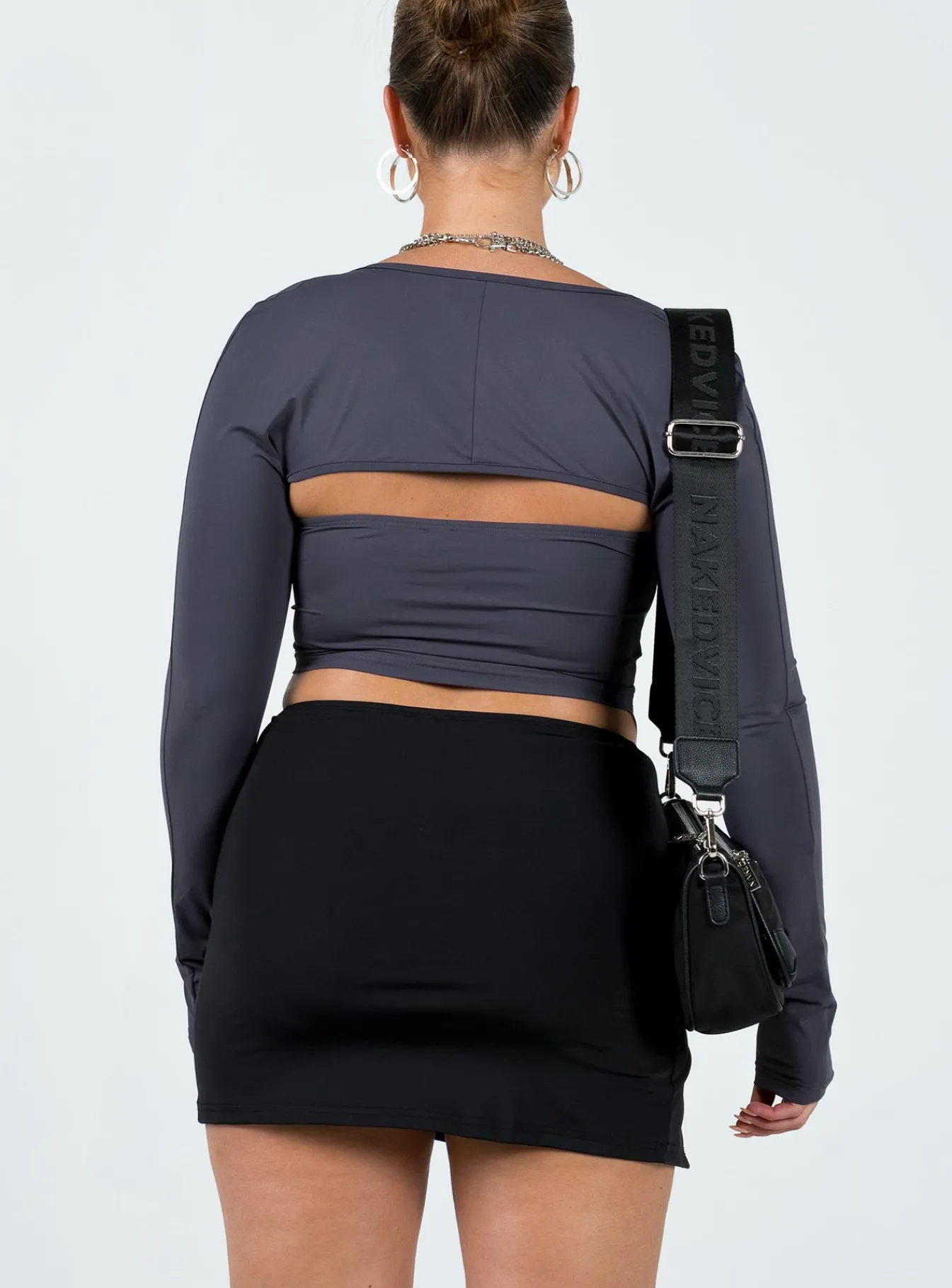 Princess Polly Lowell Mini Skirt Black Hot