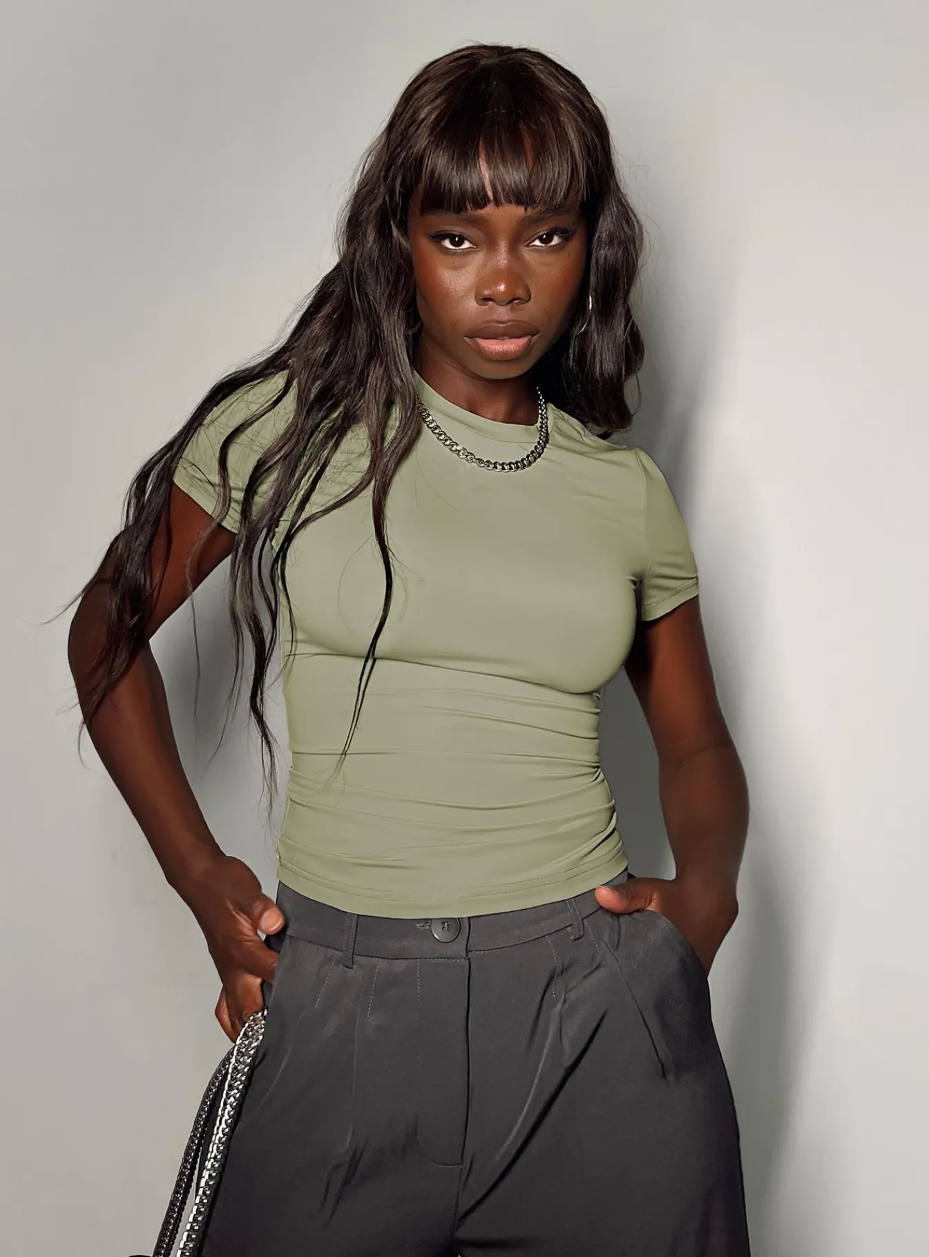 Princess Polly Lowell Top Green Best