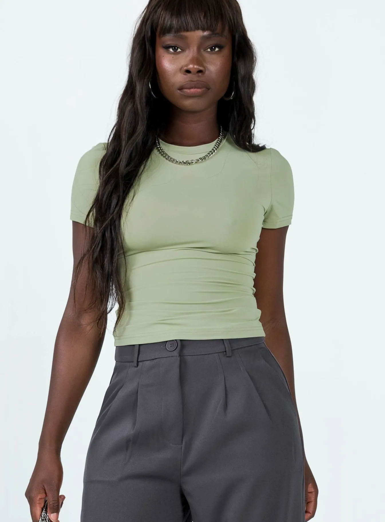 Princess Polly Lowell Top Green Best