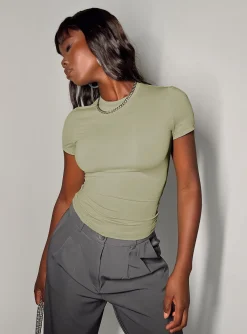 Princess Polly Lowell Top Green Best