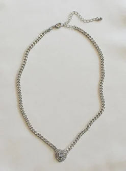 Princess Polly Lucas Necklace  Silver Cheap