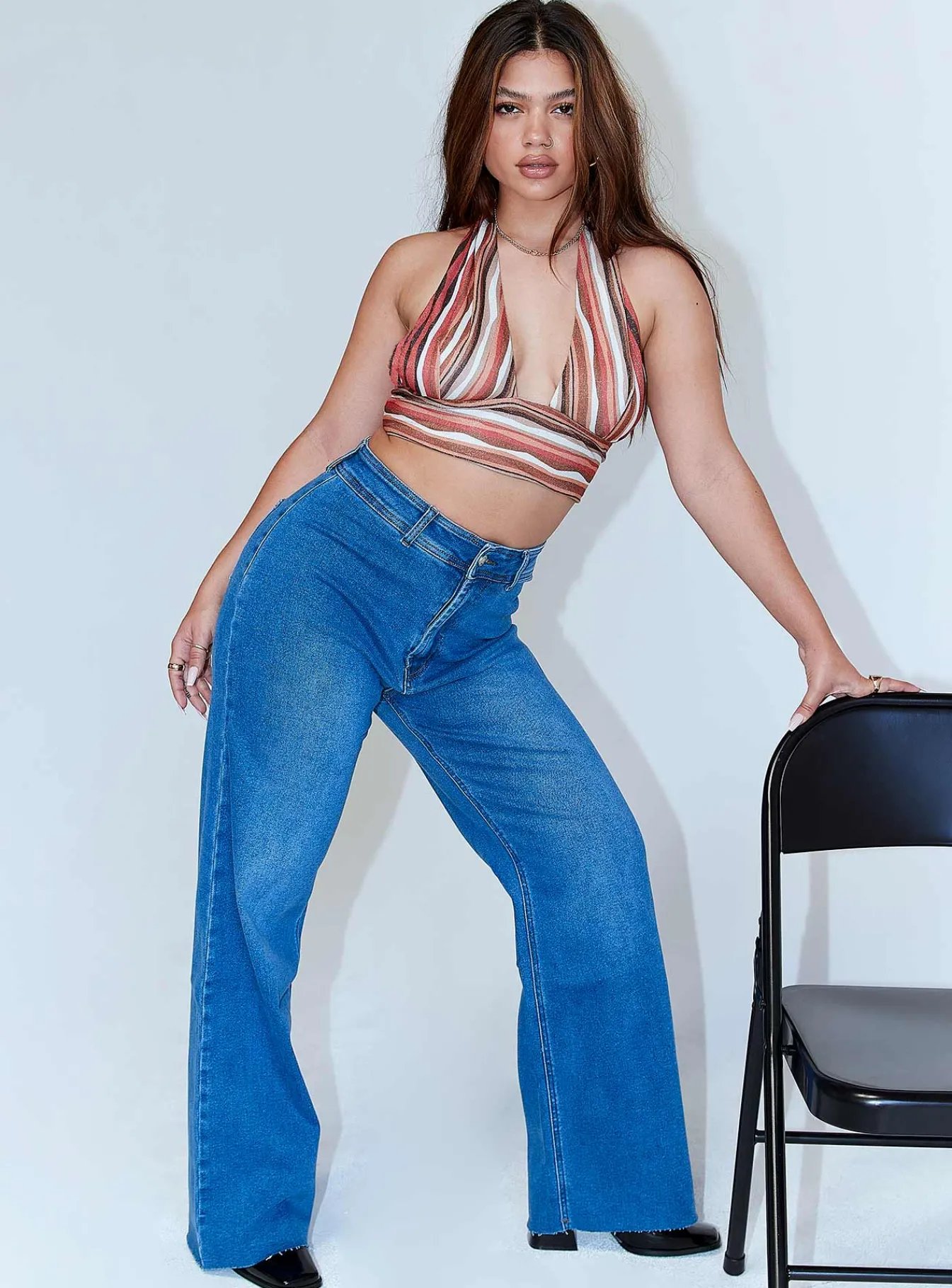 Princess Polly Luci Halter Top Multi Sale