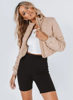 Princess Polly Lucia Jacket   Beige Cheap
