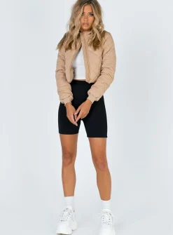 Princess Polly Lucia Jacket Beige Cheap
