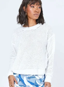 Princess Polly Lucien Sweater  White Fashion