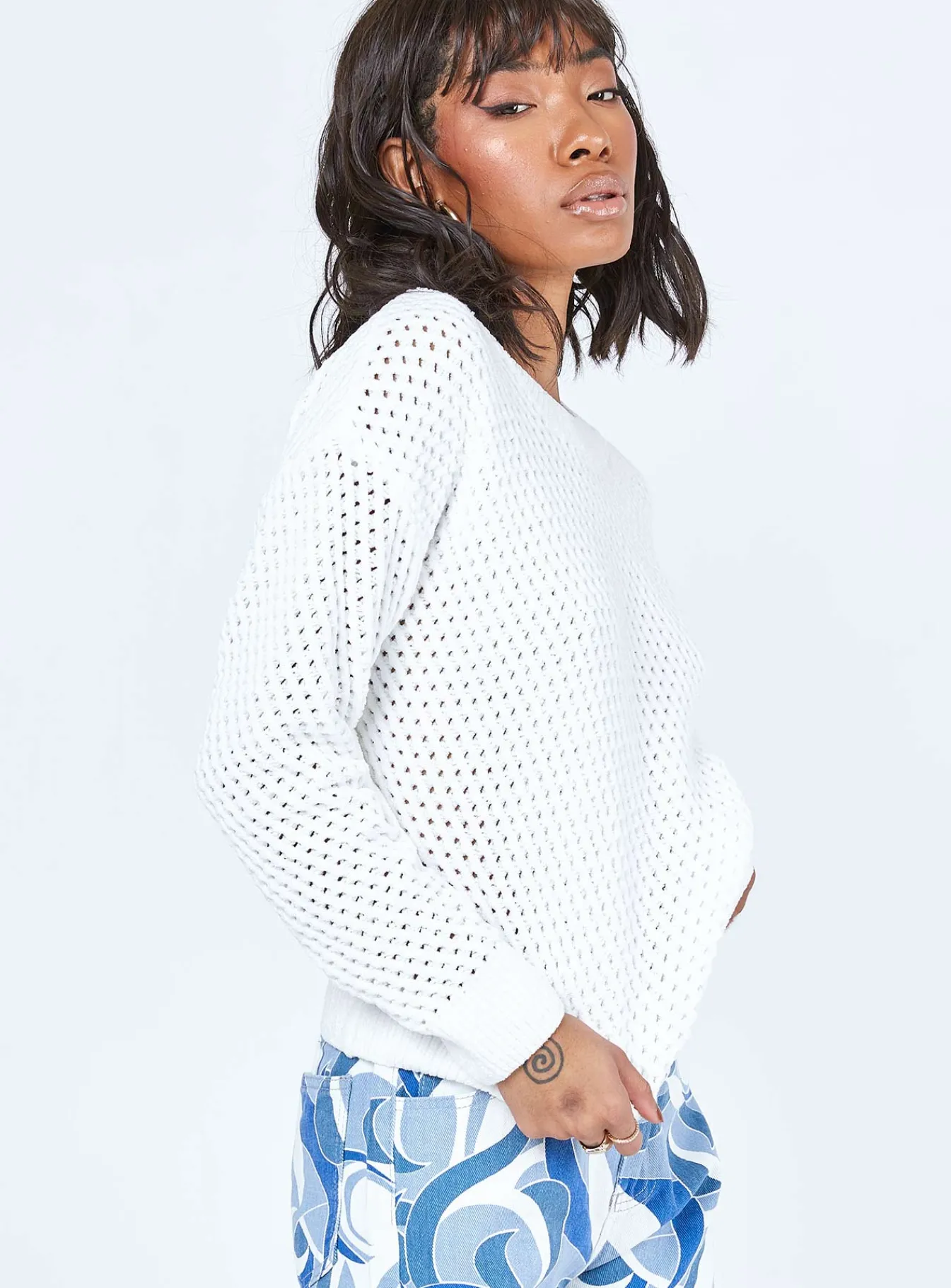 Princess Polly Lucien Sweater White Fashion