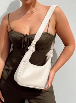 Princess Polly Ludo Shoulder Bag  Beige Fashion