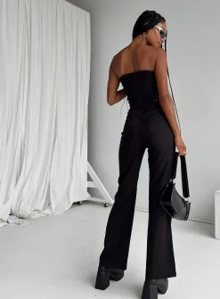 Princess Polly Lulu Pants  Black Store