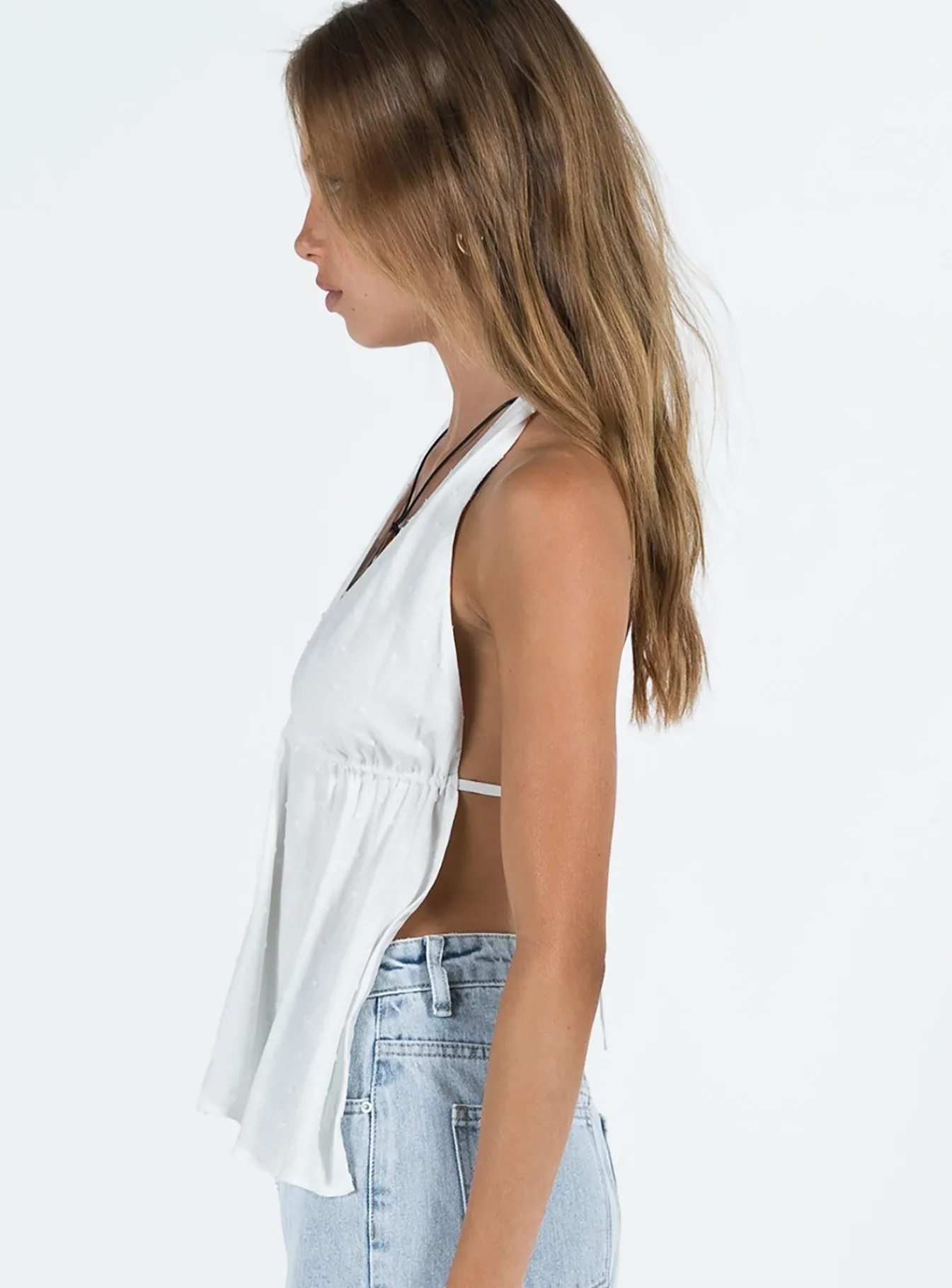 Princess Polly Luza Halter Top White Online