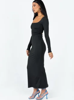 Princess Polly Lyla Maxi Dress  Black Outlet