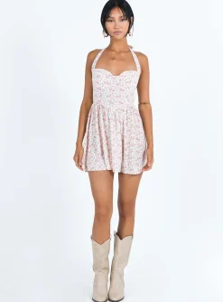 Princess Polly Lyle Mini Dress Pink Floral Shop