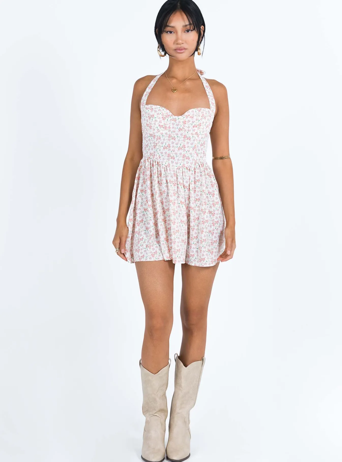 Princess Polly Lyle Mini Dress Pink Floral Shop