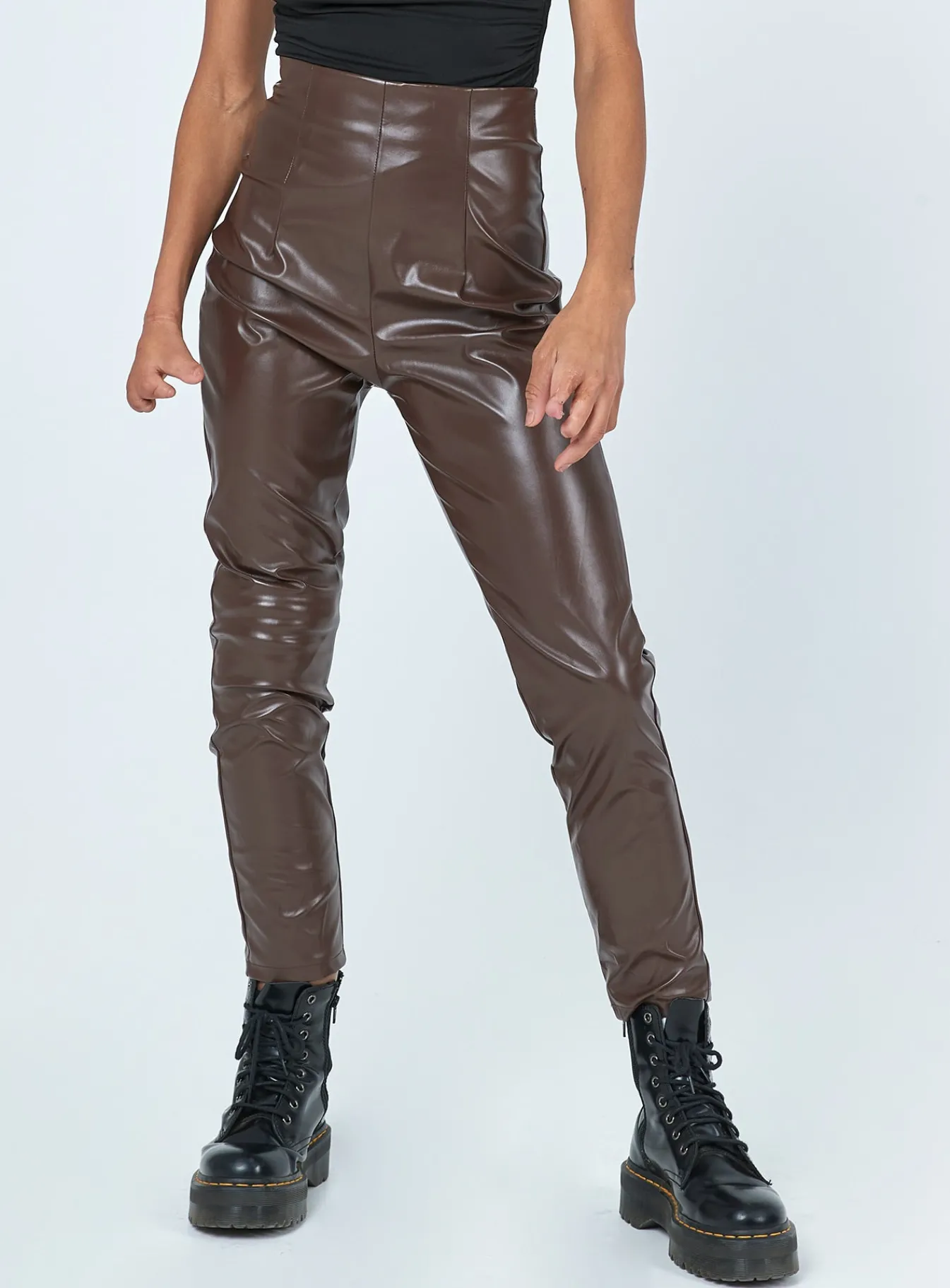 Princess Polly Lyra Pants Brown Outlet