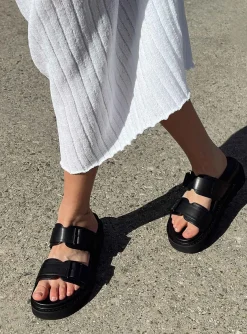 Princess Polly Ma Belle Sandals  Black Shop