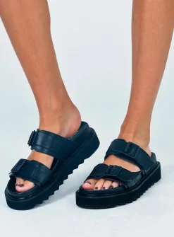 Princess Polly Ma Belle Sandals  Black Shop