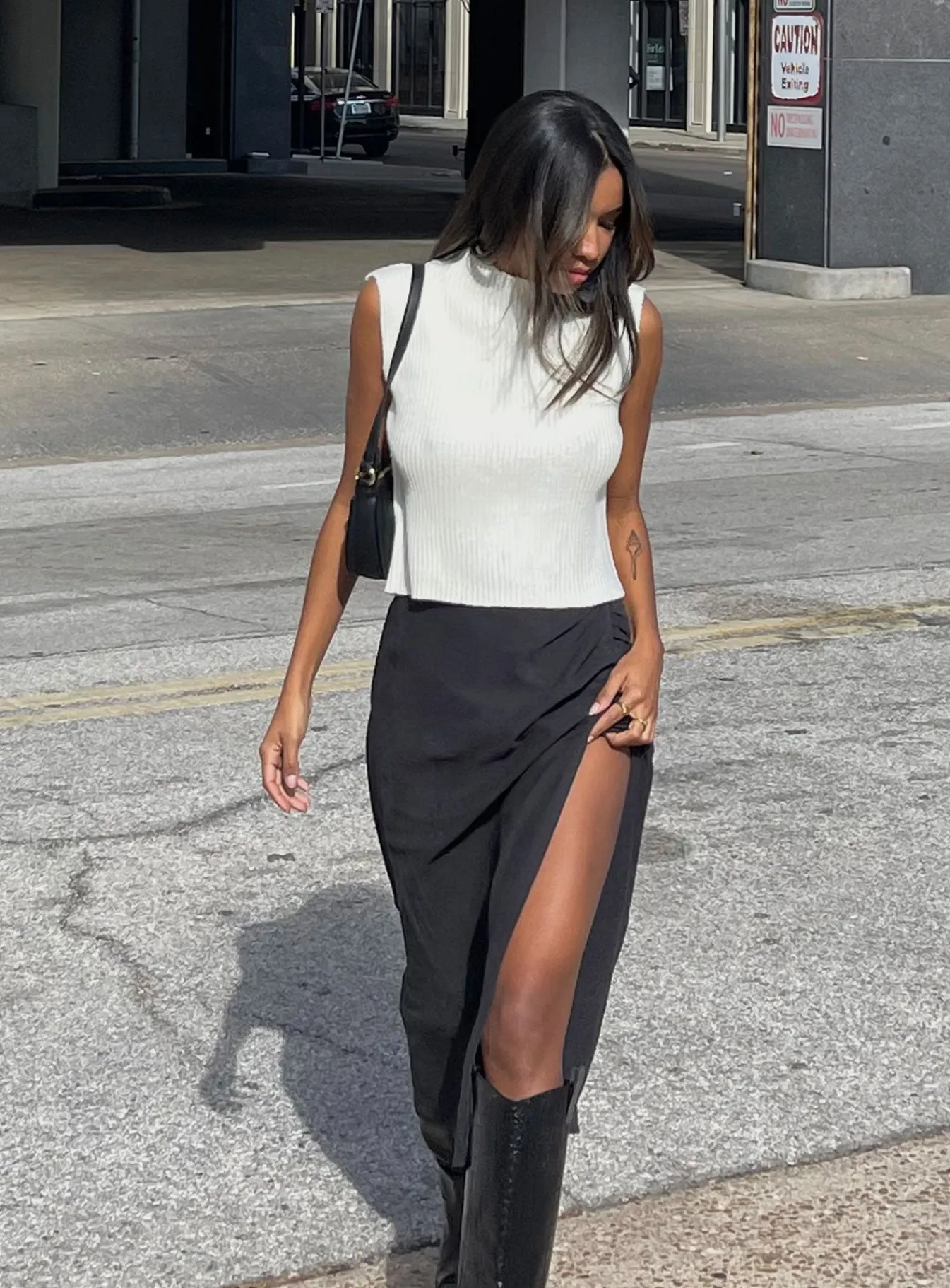Princess Polly Mabel Midi Skirt Black Flash Sale