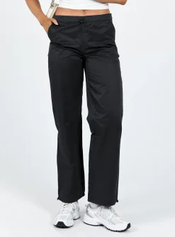 Princess Polly Macmillan Pants  Black Cheap