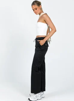 Princess Polly Macmillan Pants Black Cheap
