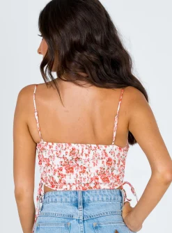 Princess Polly Maddi Top   Pink Floral Fashion