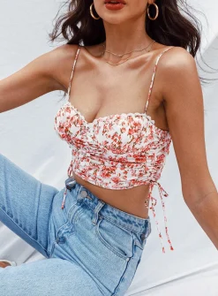 Princess Polly Maddi Top   Pink Floral Fashion
