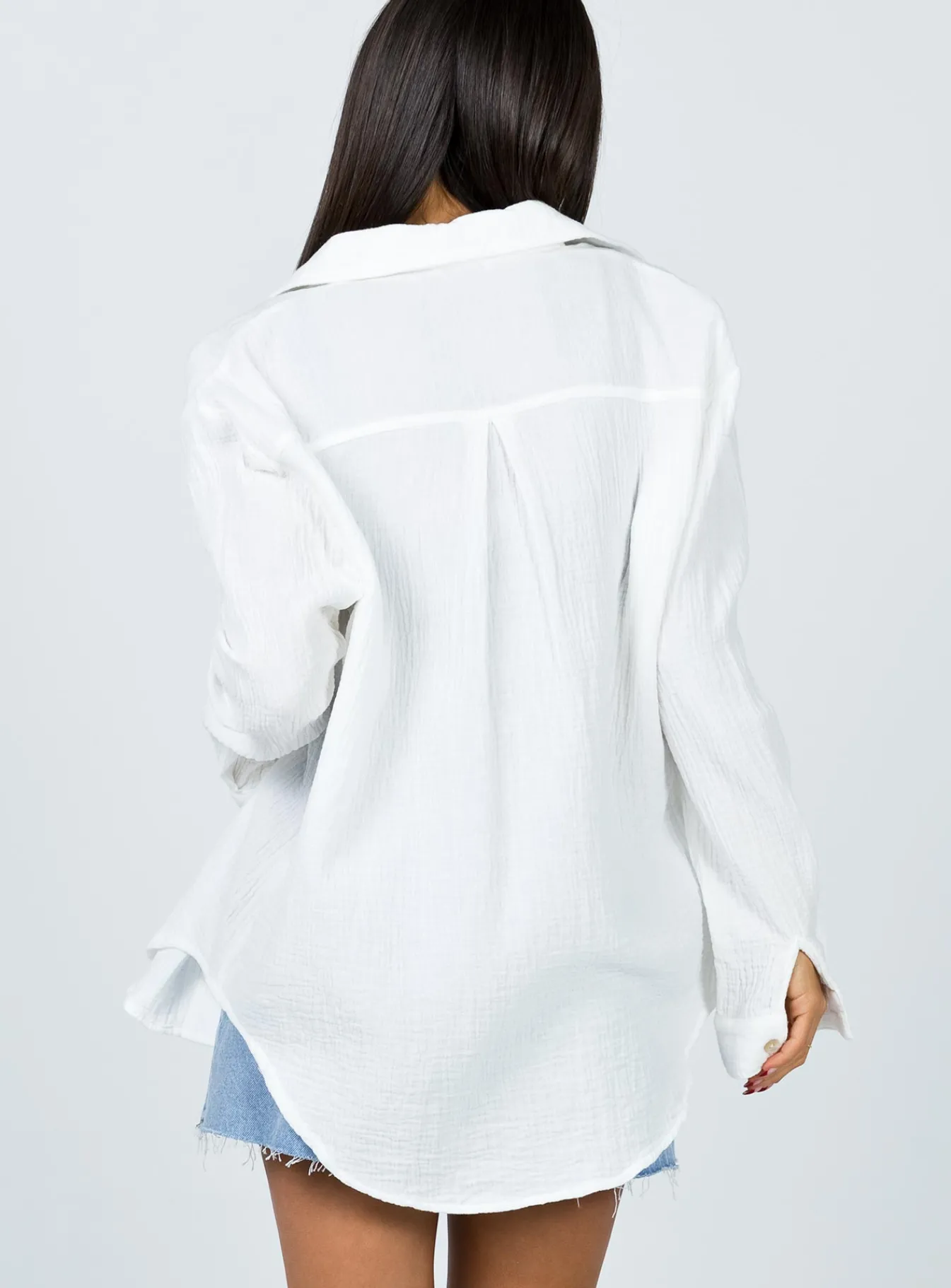 Princess Polly Mahalia Shirt White Store