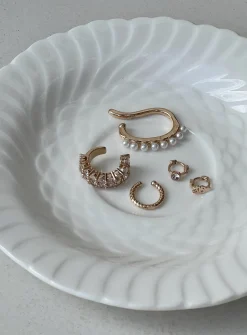 Princess Polly Maher Earring Pack  Gold Hot