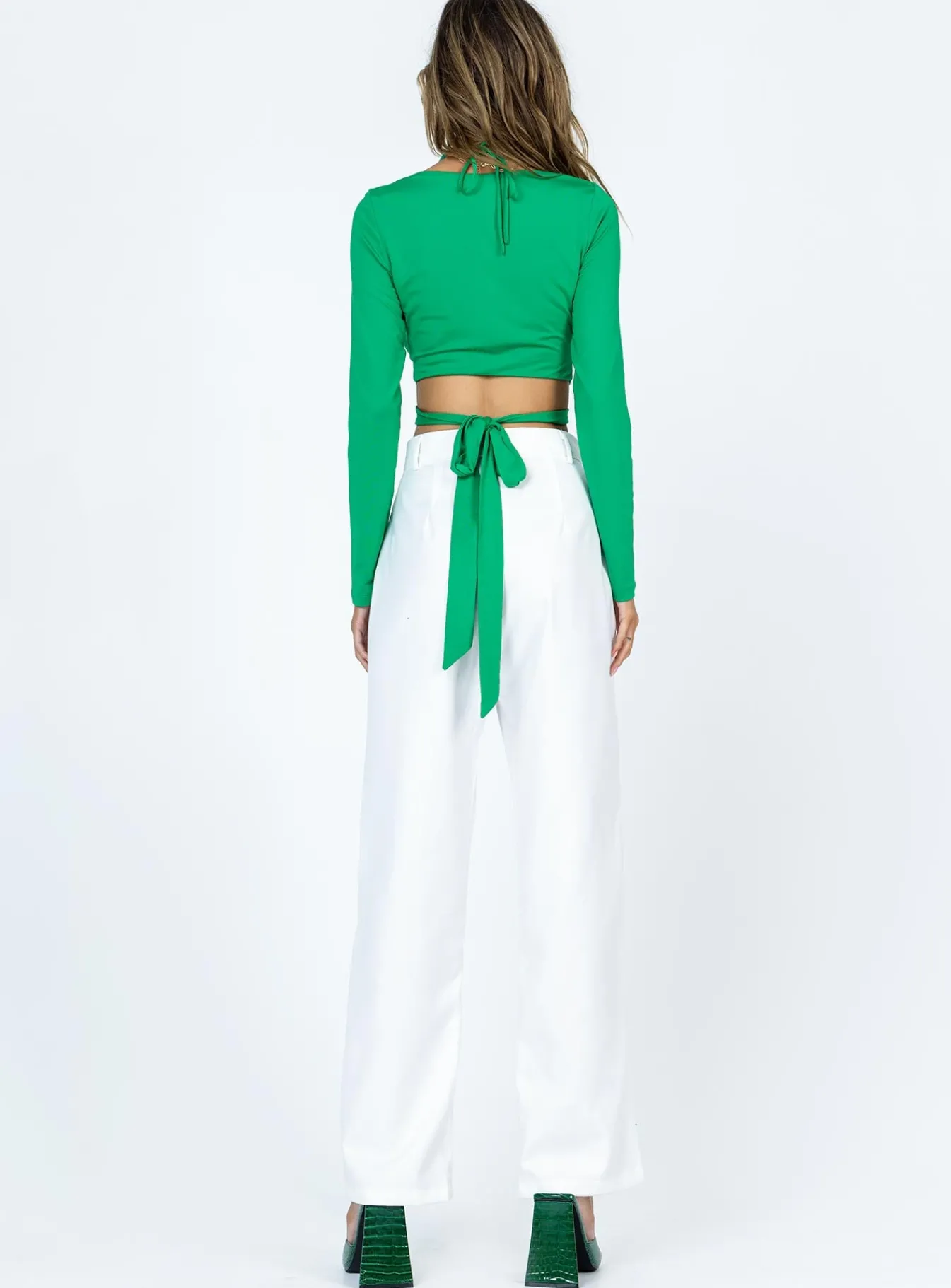Princess Polly Maiah Pants White Hot