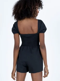 Princess Polly Maimie Romper Black Discount