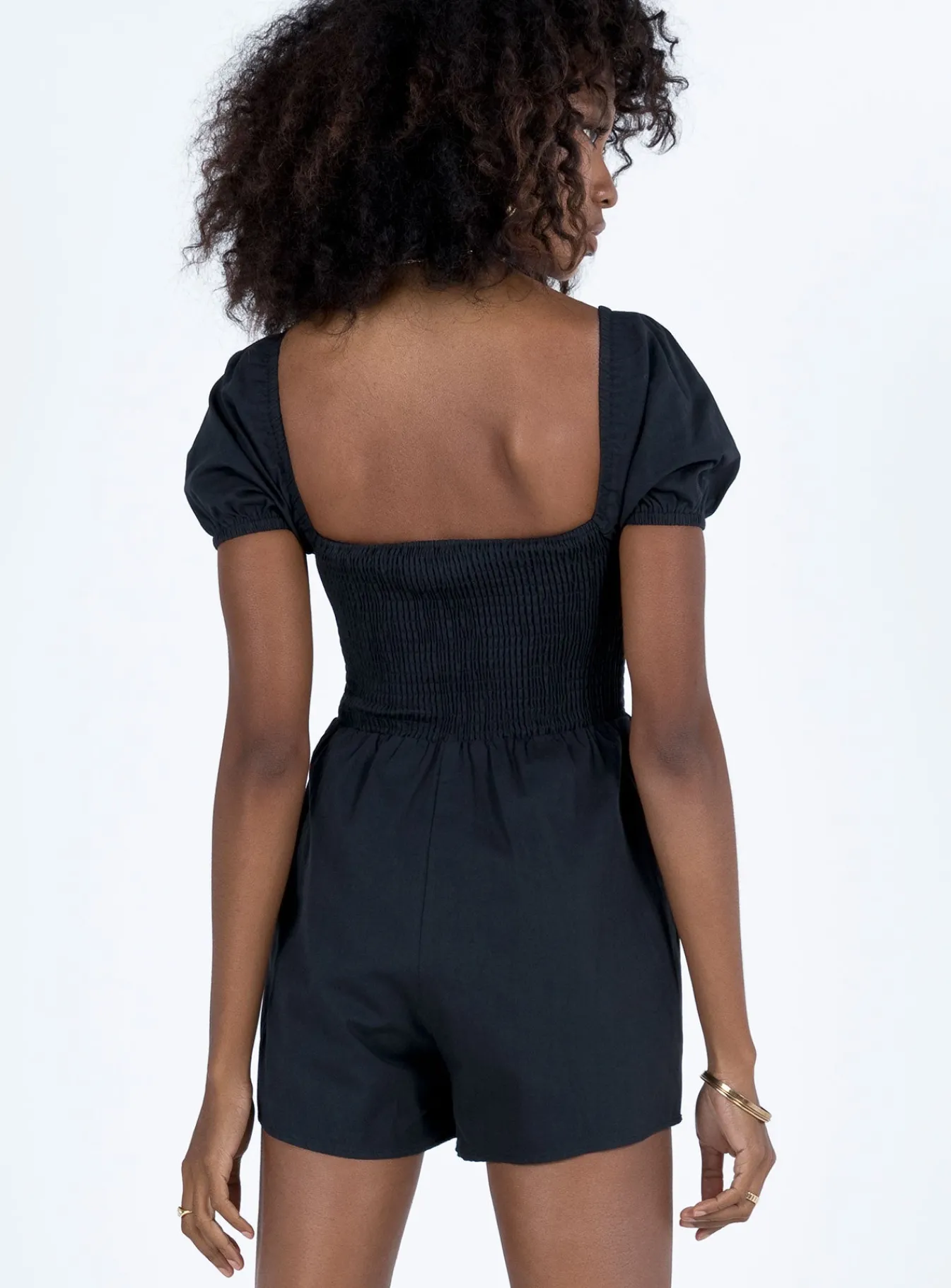 Princess Polly Maimie Romper Black Discount