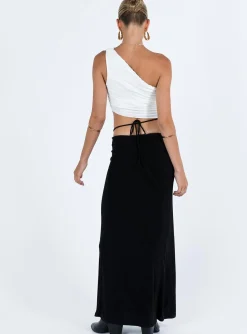 Princess Polly Maisie Maxi Skirt  Black Fashion