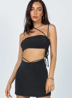 Princess Polly Maisie Mini Skirt  Black Shop