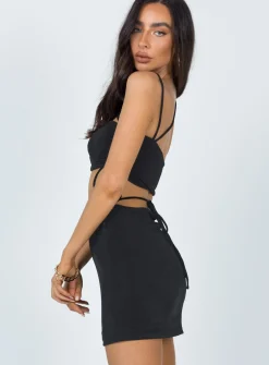 Princess Polly Maisie Mini Skirt Black Shop
