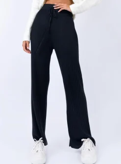 Princess Polly Majid Pants Black Flash Sale
