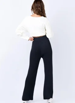 Princess Polly Majid Pants Black Flash Sale