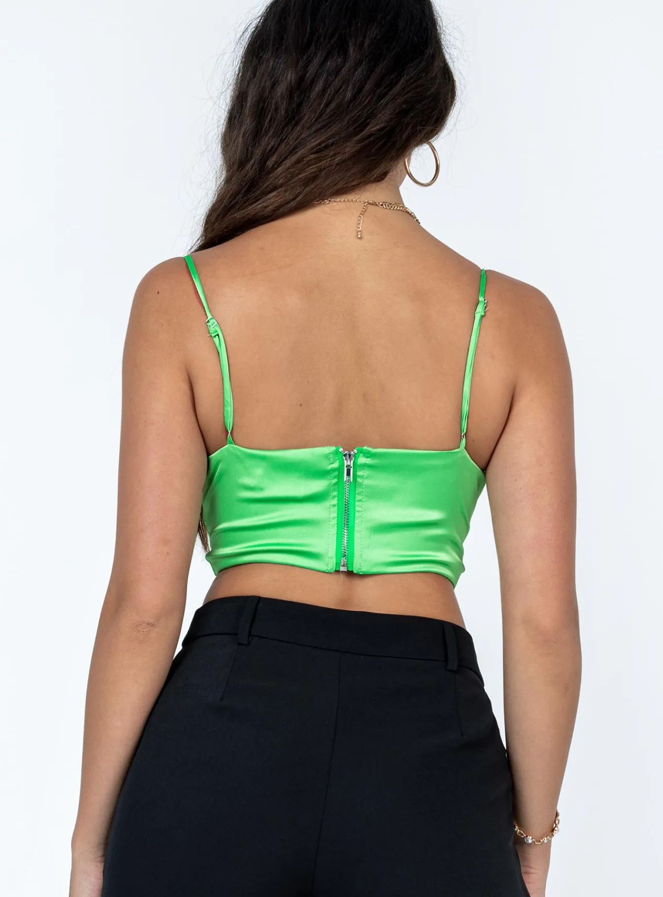 Princess Polly Makenzie Top Green Fashion