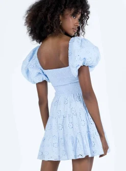 Princess Polly Malek Mini Dress Blue Sale