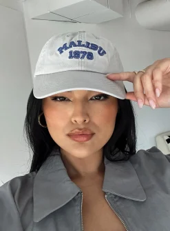Princess Polly Malibu 1978 Dad Cap Grey Best