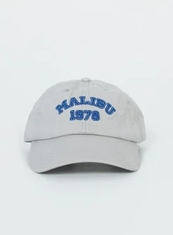 Princess Polly Malibu 1978 Dad Cap  Grey Best