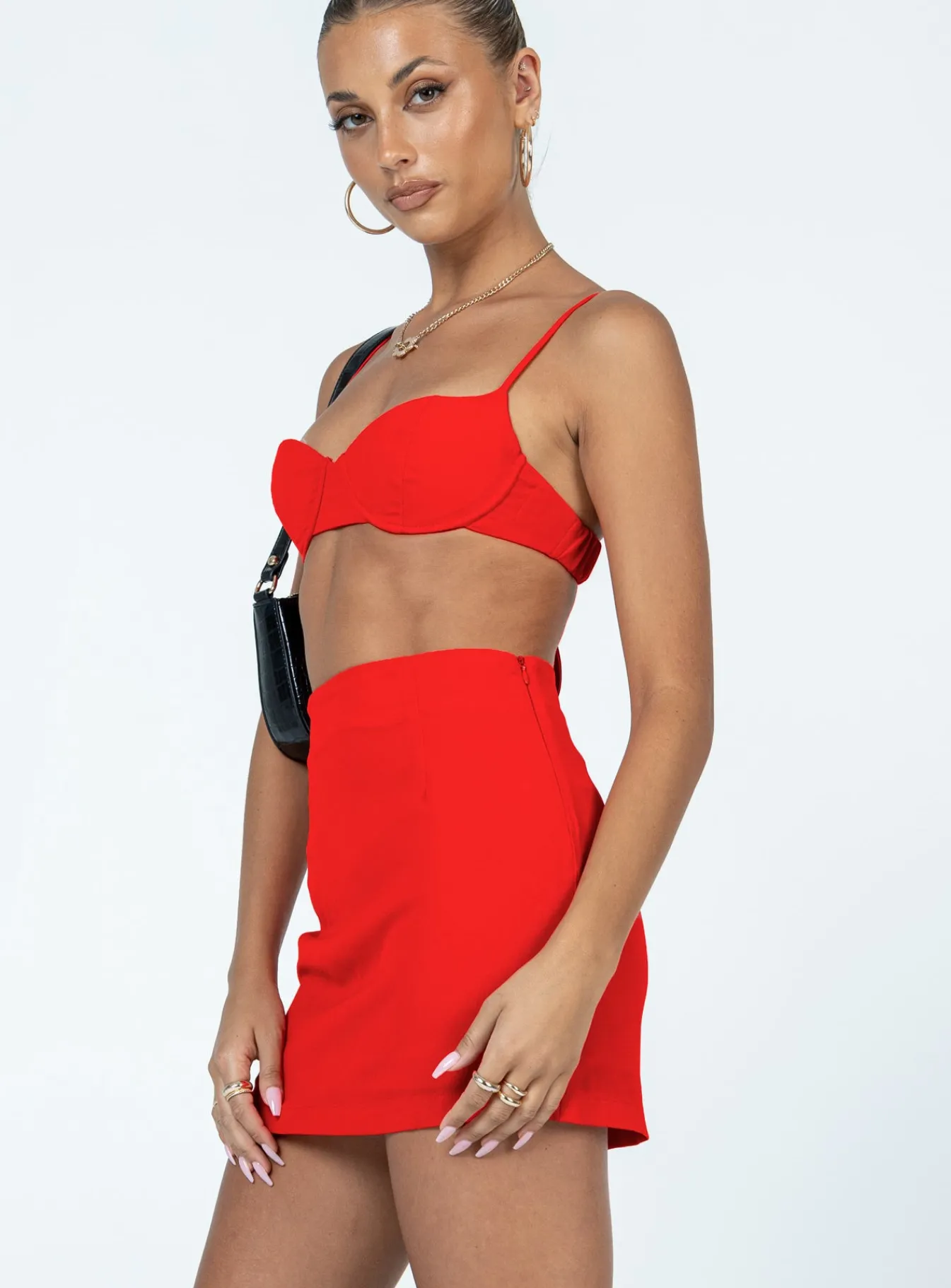 Princess Polly Manhattan Set Red Hot