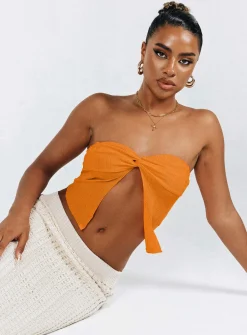 Princess Polly Mani Top  Orange Fashion